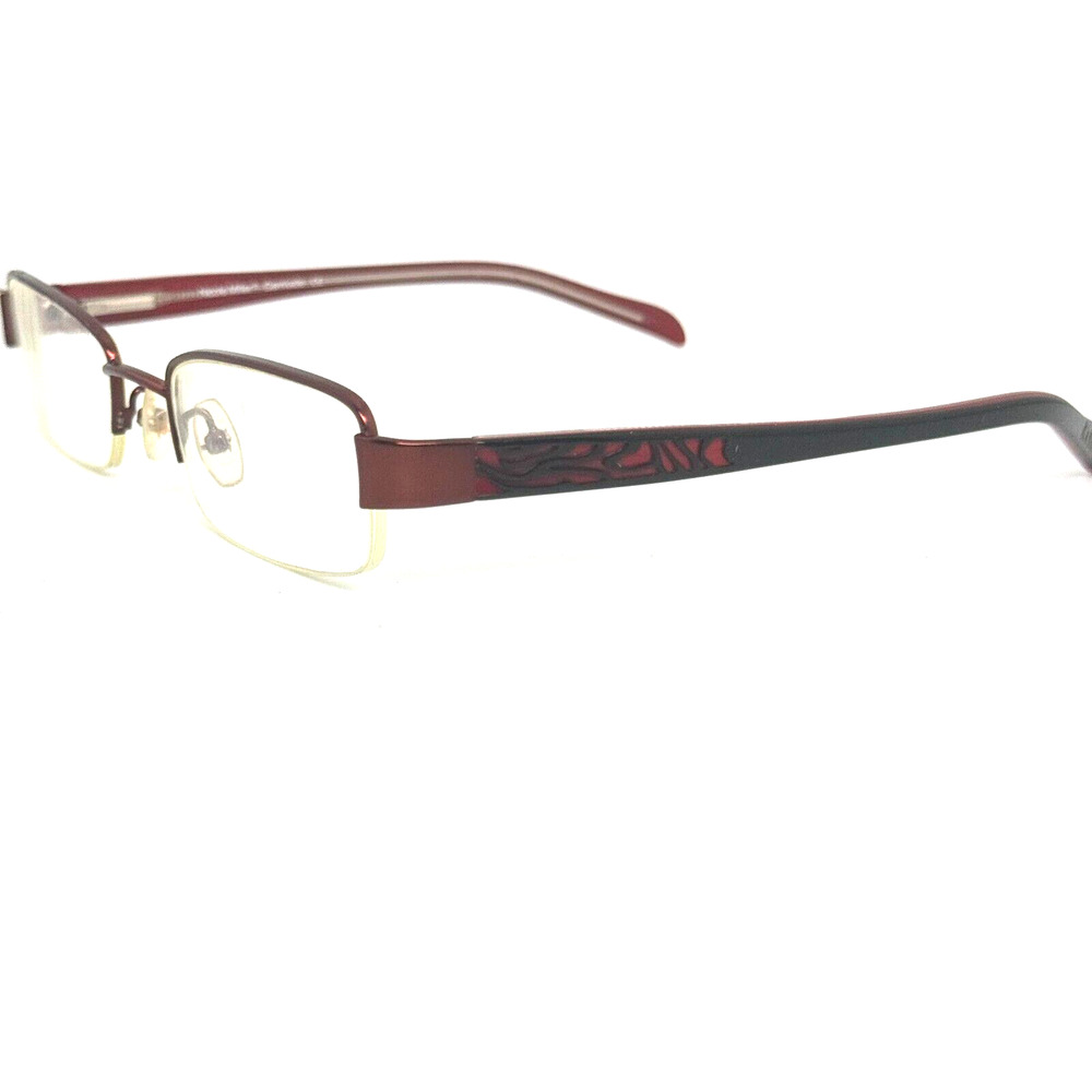 Nicole Miller CARNIVALE Cayenne 50-19-135 Half Rim Eyeglasses FRAME ONLY H14249